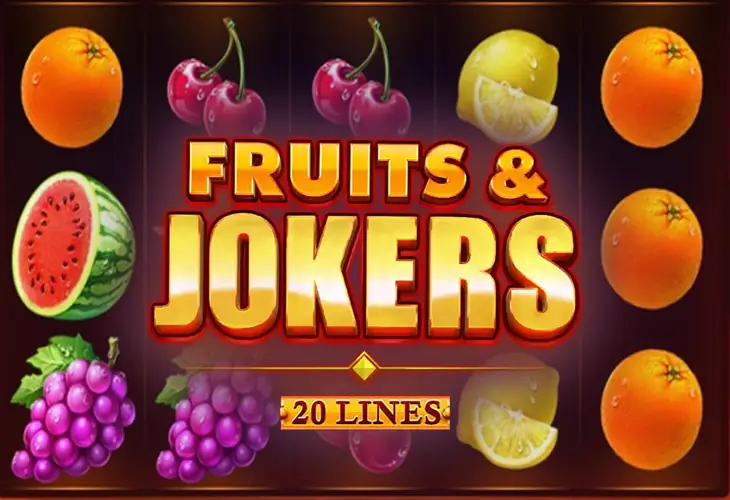 Fruits And Jokers 20 Lines
